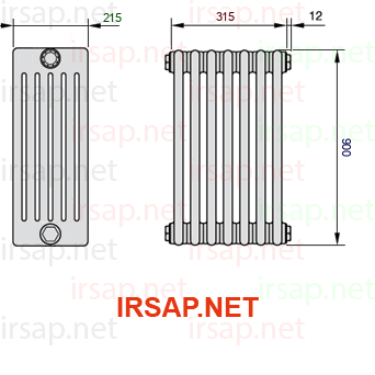Радиатор IRSAP Tesi 60900/7 T12 CL 01